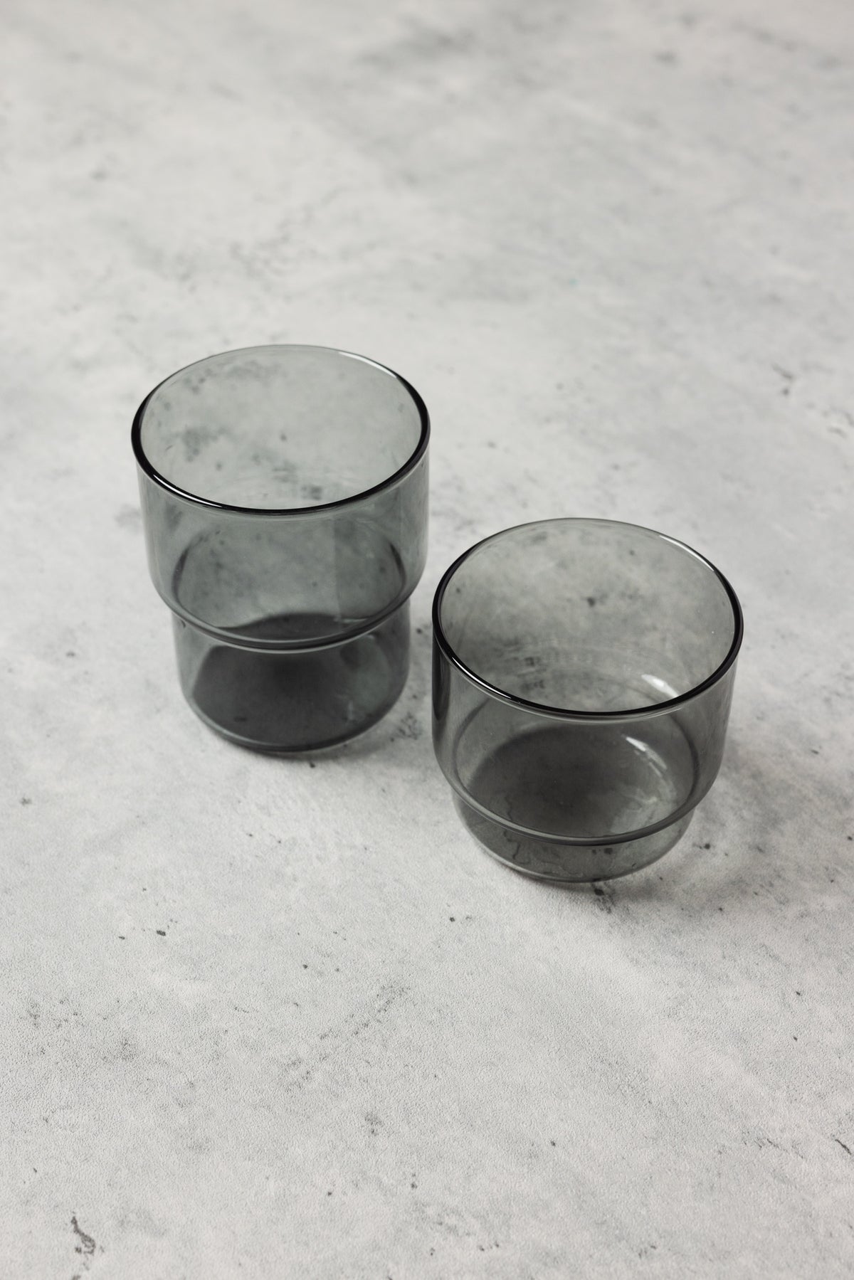 Stackable Colorful Glasses (Grey)