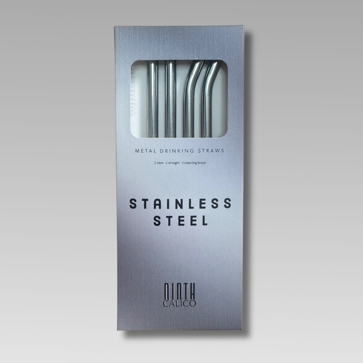 Stainless Steel Straws- 4-Pack